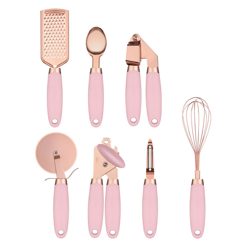 Rose Gold Kitchen Tool Set