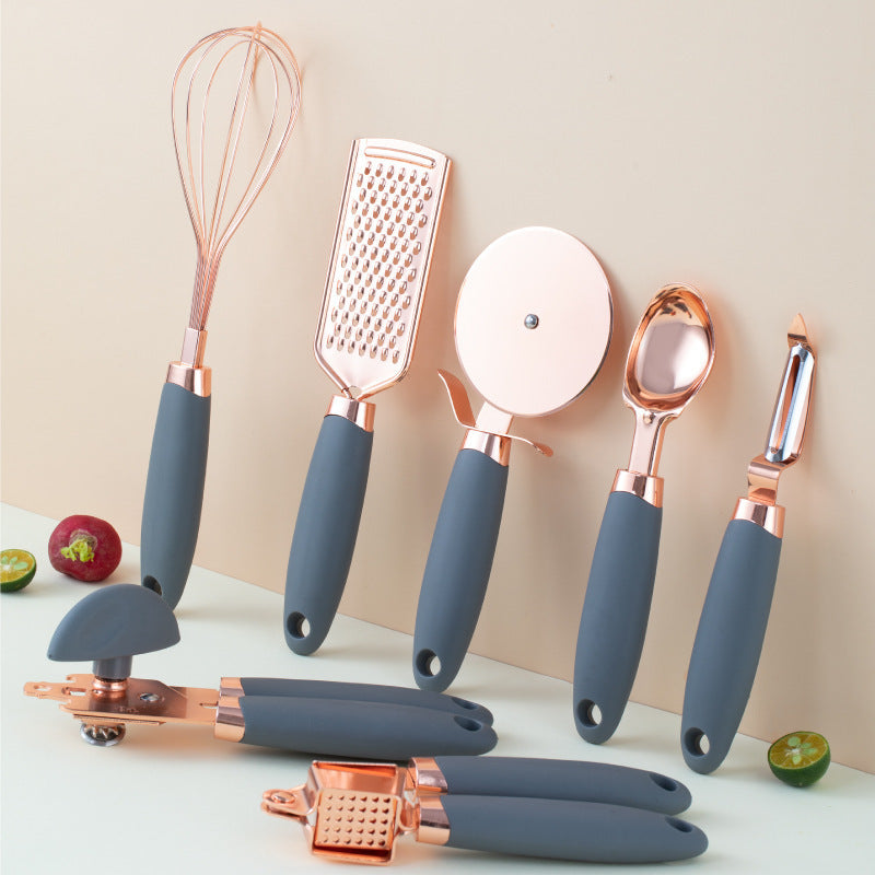 Rose Gold Kitchen Tool Set