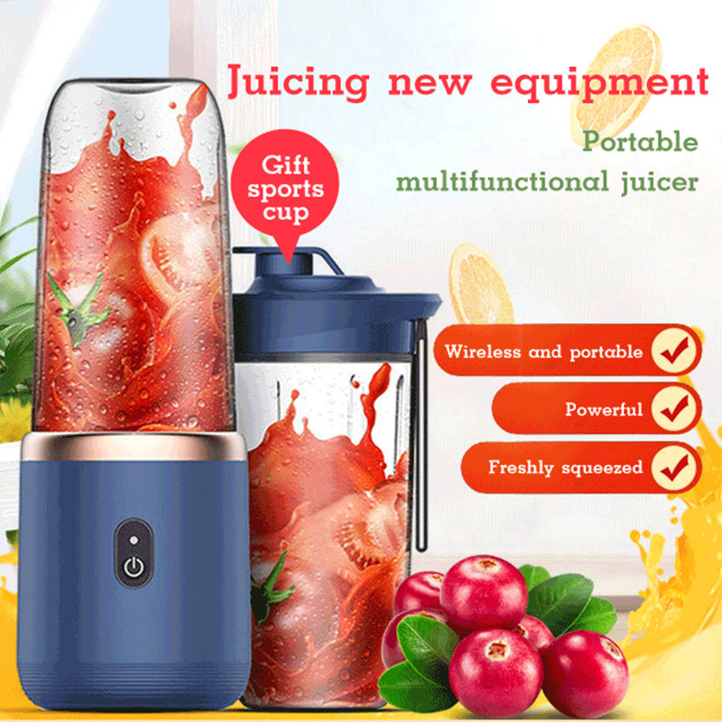 6 blade Portable Mini Juicer Cup